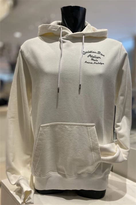 dior hoodie white|christian dior paris hoodie.